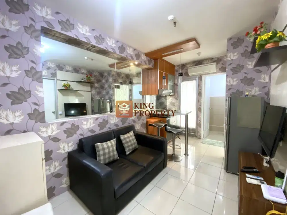 Dijual unit murah 2br luas 35m2 Furnished interior Greenbay Siap Huni