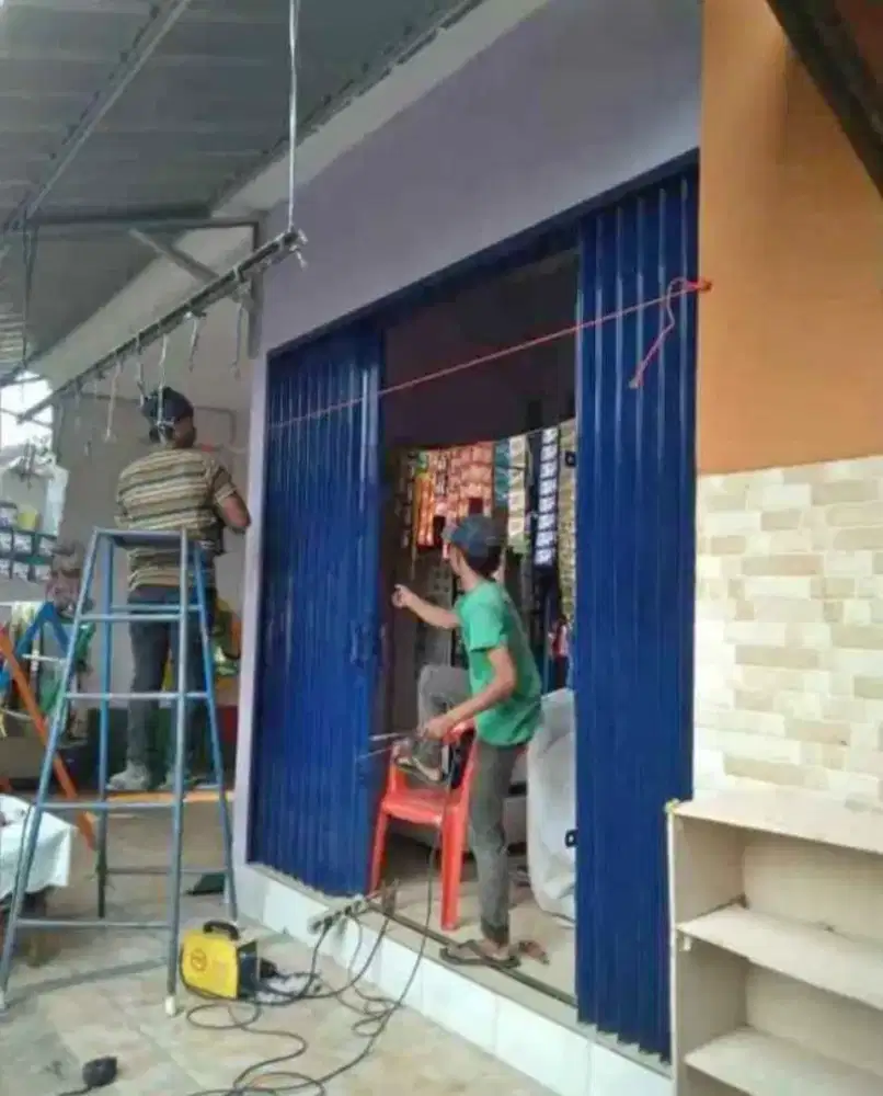 Menerima pembuatan pintu folding geat Rolling door