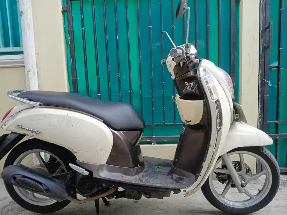 Honda scoopy fi 2013 mesin halus aurat lengkap