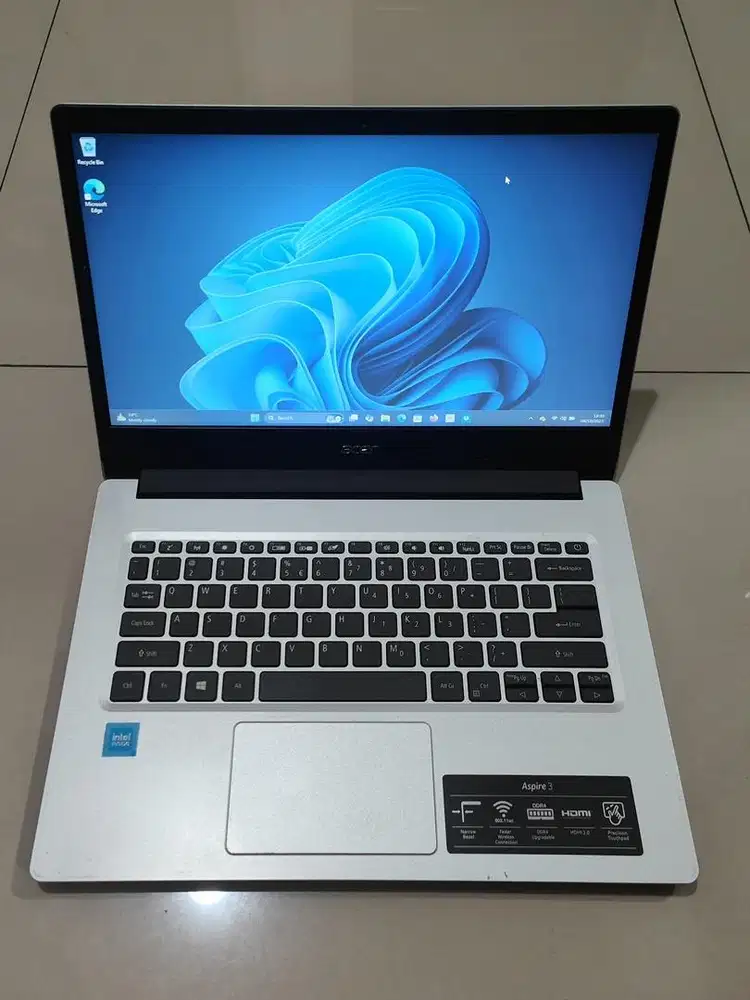 Laptop Kekinian ACER Aspire A314 Intel N5100 / 4GB / SSD 256GB / Mulus