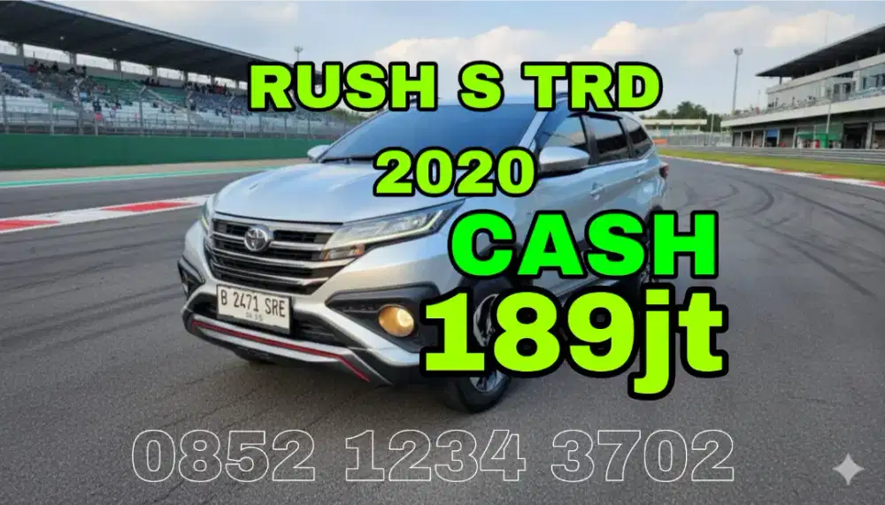 Toyota rush s trd 2020 g terawat mulus terios CASH ONLY