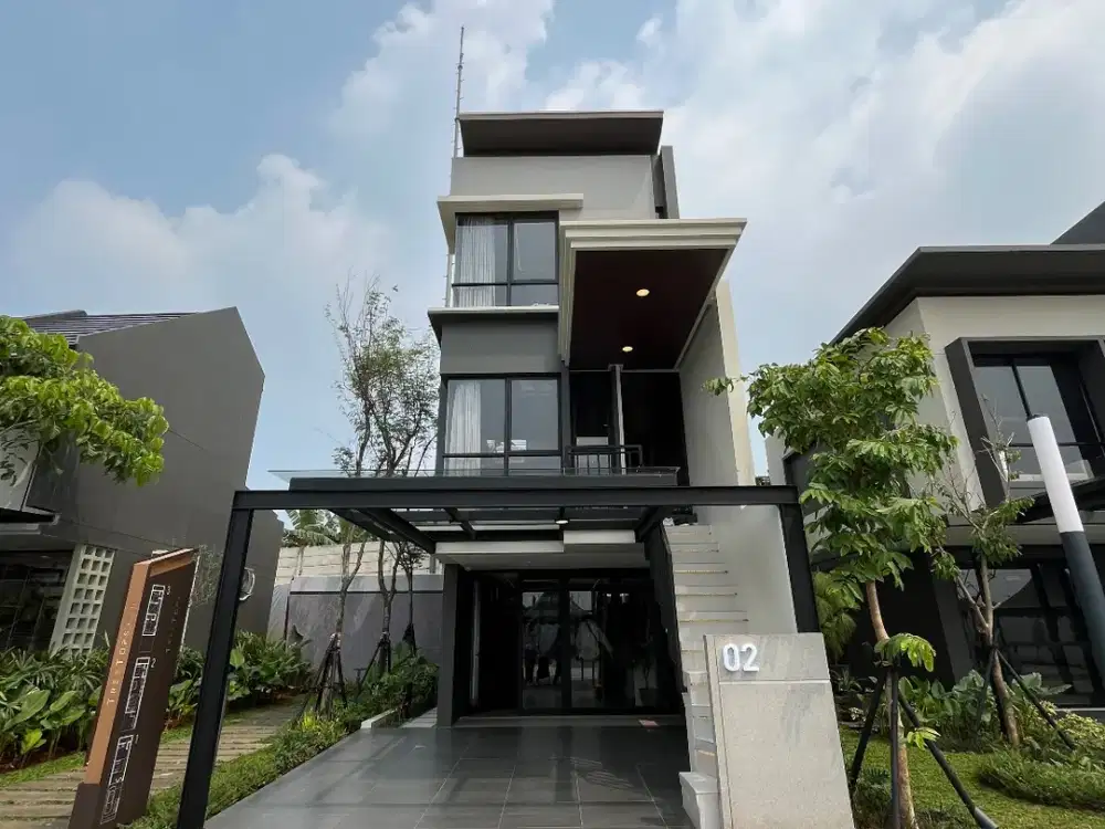 UNDER 1M! Rumah 3 Lantai Nempel GS BSD Karawaci di Park Serpong! Stock Terbatas Booking Sekarang