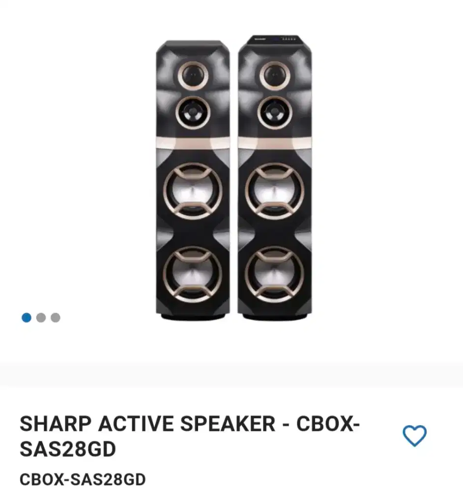SHARP SPEAKER ACTIVE
