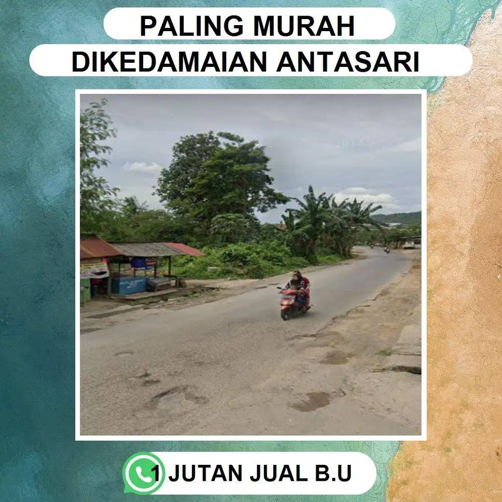 TANAH DEKAT PUSAT KOTA LUAS LEBAR DEKAT PERUMAHAN
