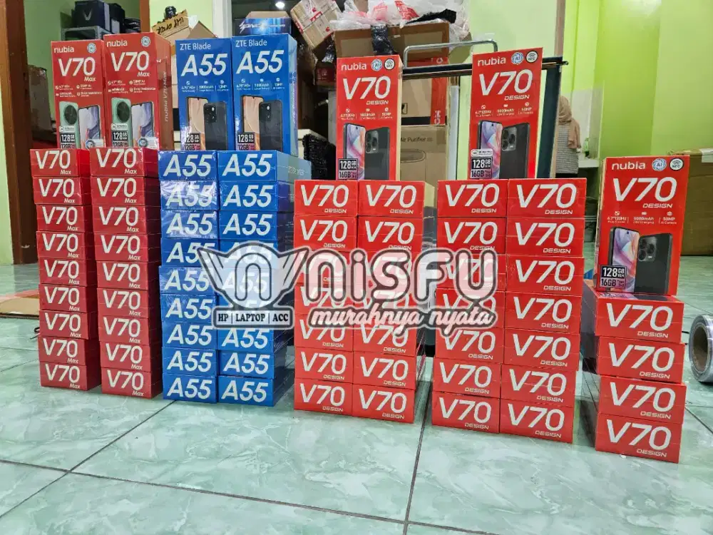 Ready Zte Nubia A36, A56, V70 max, V70 design