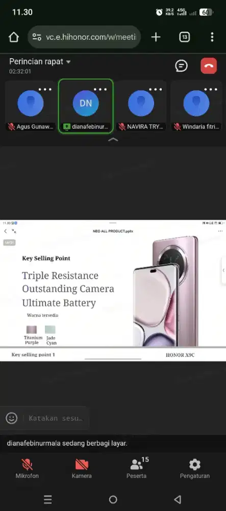Promo handphone honor