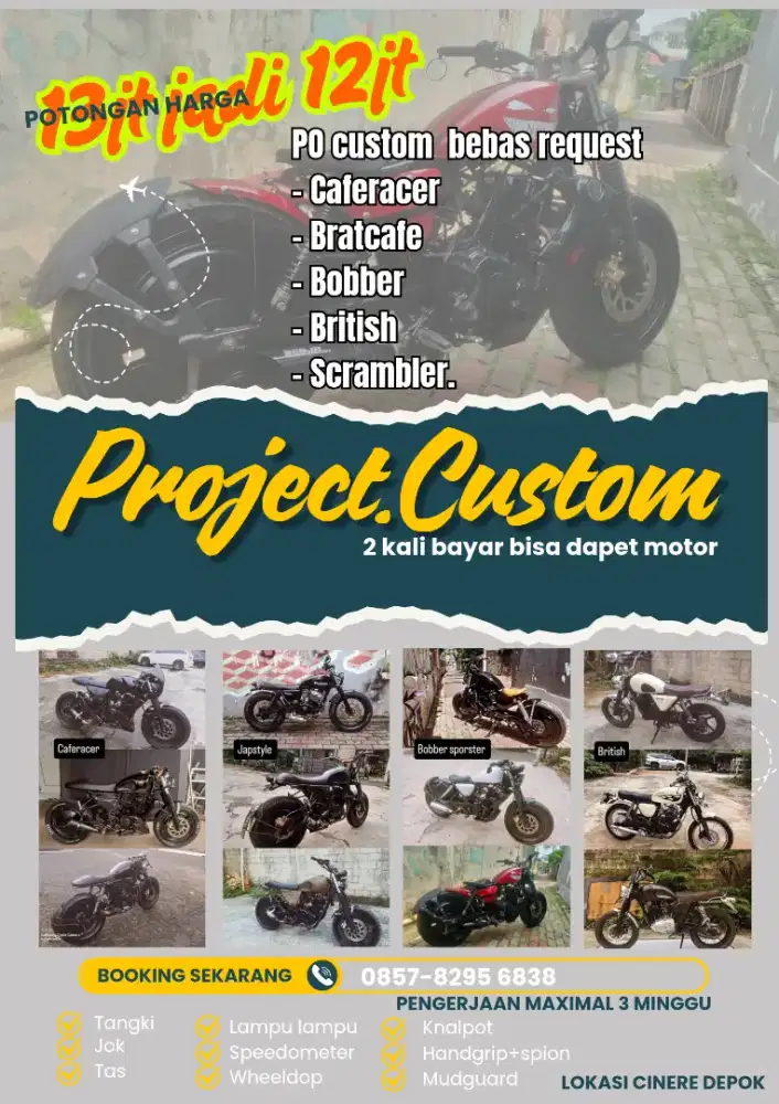 Motor custom bebas request