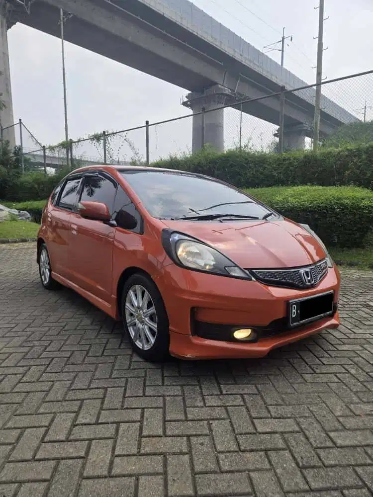 Jazz RS AT 2013 ORANGE Good Condition TDP Hanya 5Jt