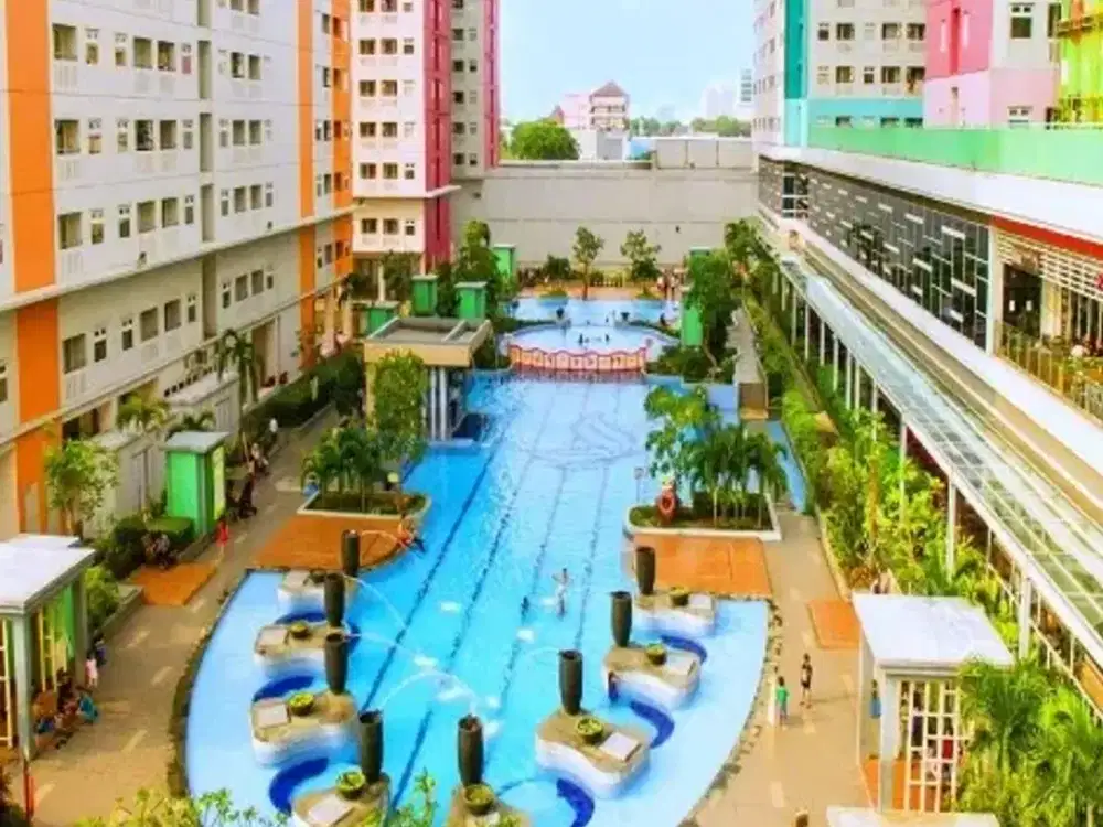 Green Pramuka City Unit 2BR Dijual Harga Pasaran Full Furnished Siap Huni Free BBN