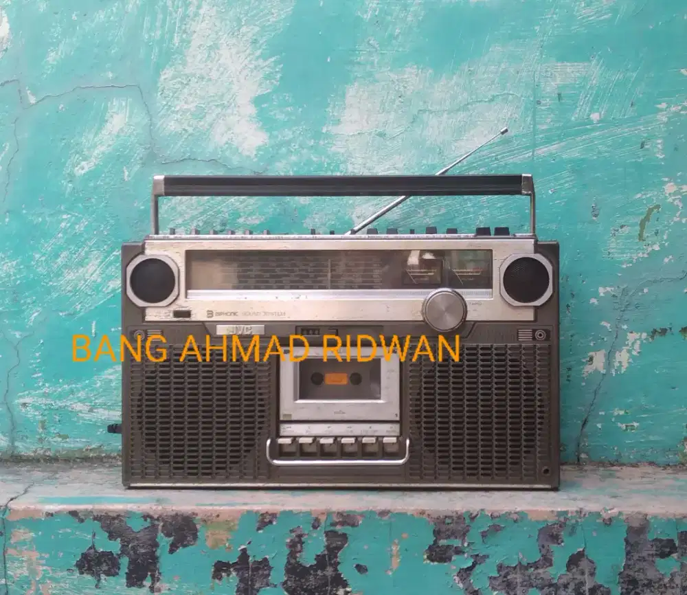 boombox JVC tape kaset pita radio FM antik jadul kuno tua klasik