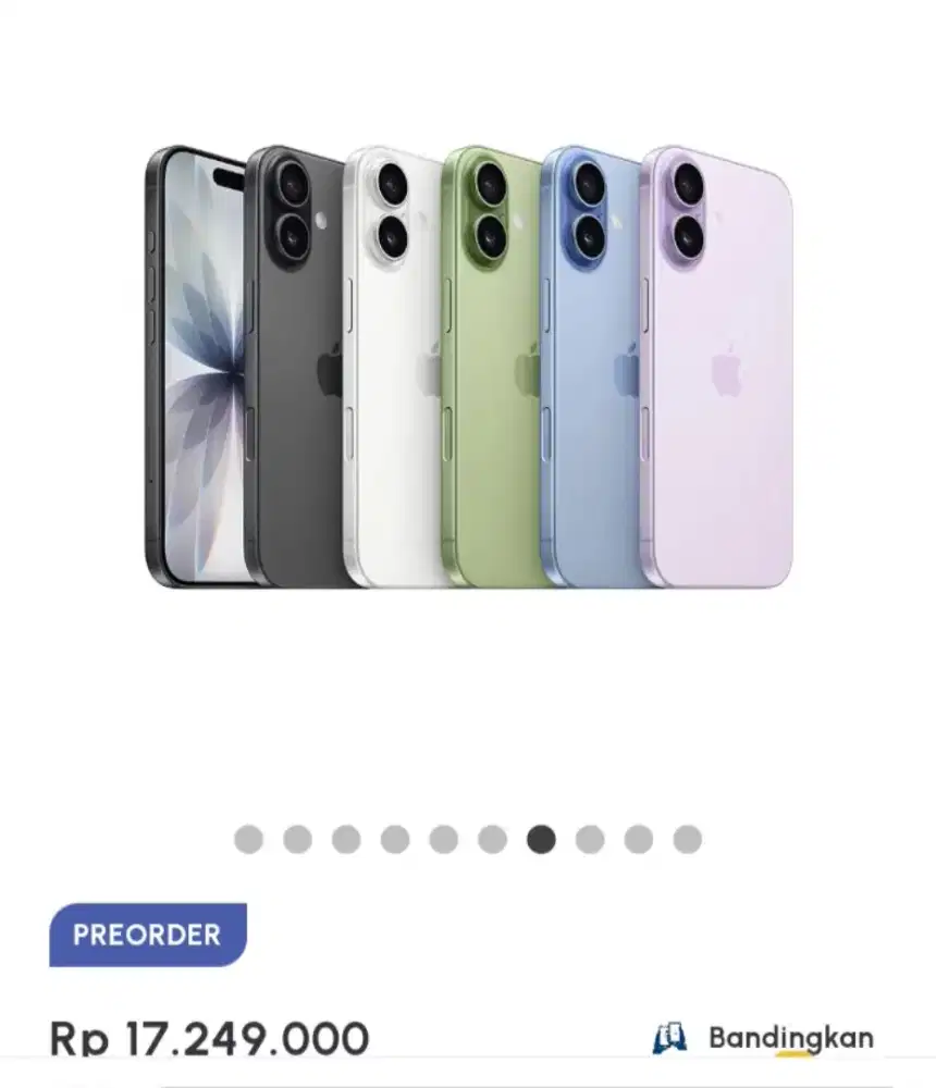 PO Iphone 17 256gb bisa cicilan syarat ktp dibantu sampe acc