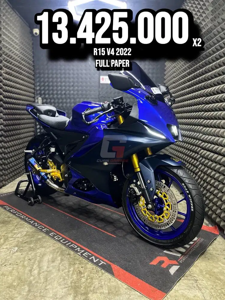 YAMAHA R15 OR R 15 V4 2022 MODIF LOW KM RAWATAN SUPERB UNIT