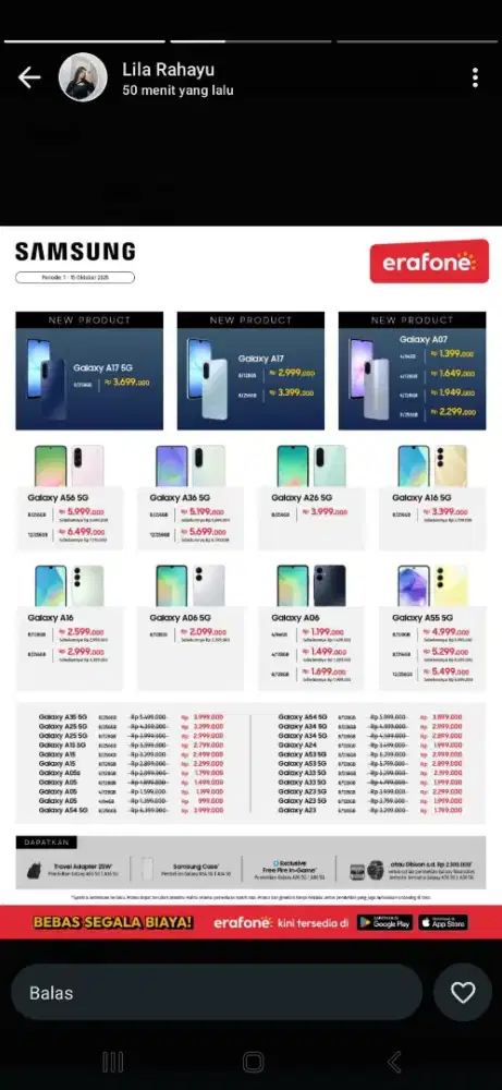 Samsung galaxy A series
