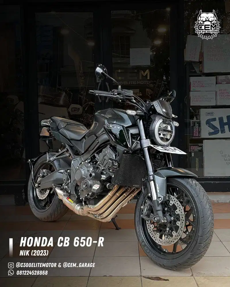HONDA CB 650 R NIK 2023 MULUS HEDON LIKE NEW GASPOL MT09 BMWS1000R