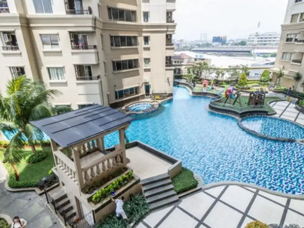 Sewa Bulanan Tipe Studio Siap Huni di Mediterania Marina Ancol – Dekat Pantai & Mall