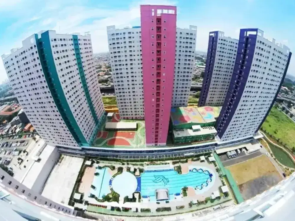 UNIT 2BR GREEN PRAMUKA CITY DIJUAL MURAH FULL FURNISHED LENGKAP DEKAT PUSAT KOTA