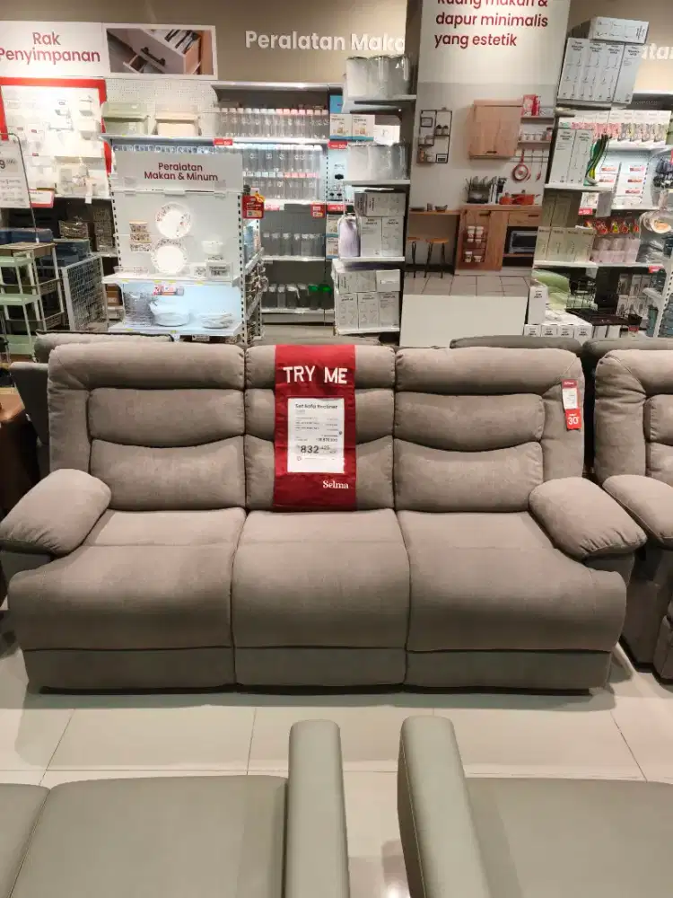 Sofa Recliner 3 Seater Termurah
