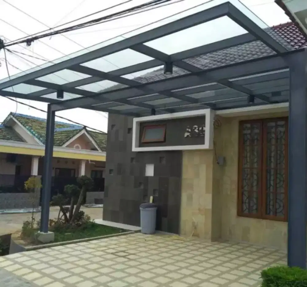 Canopy atap kaca