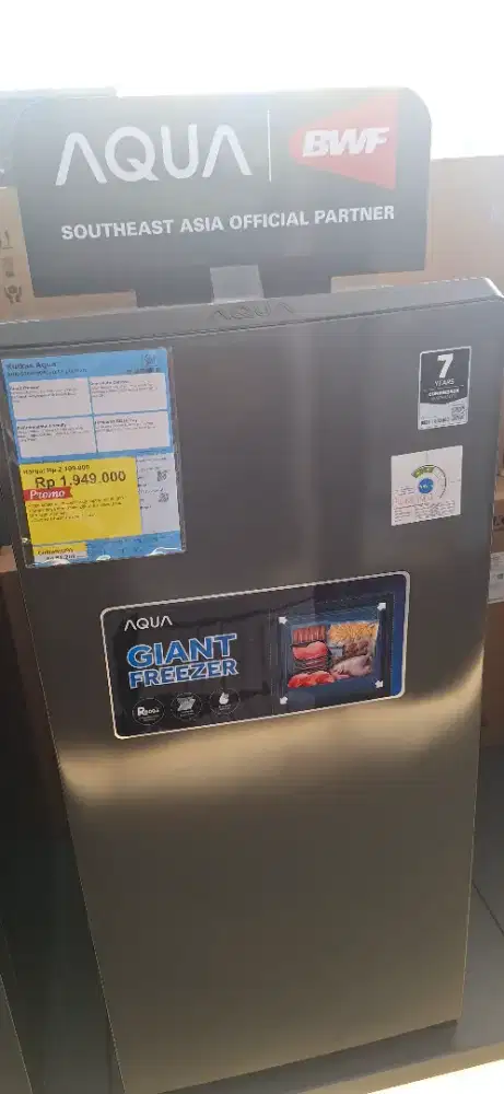 Aqua kulkas 1 pintu