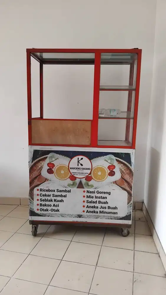 Gerobak Aluminium Lubang Kompor