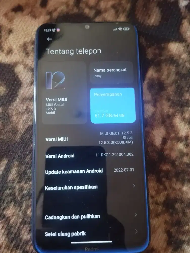 xiaomi note 8 komplit