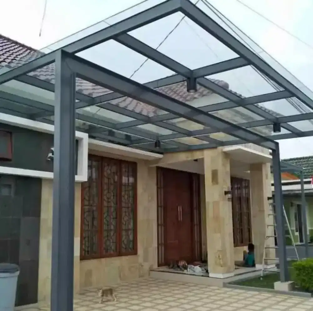 Canopy atap kaca