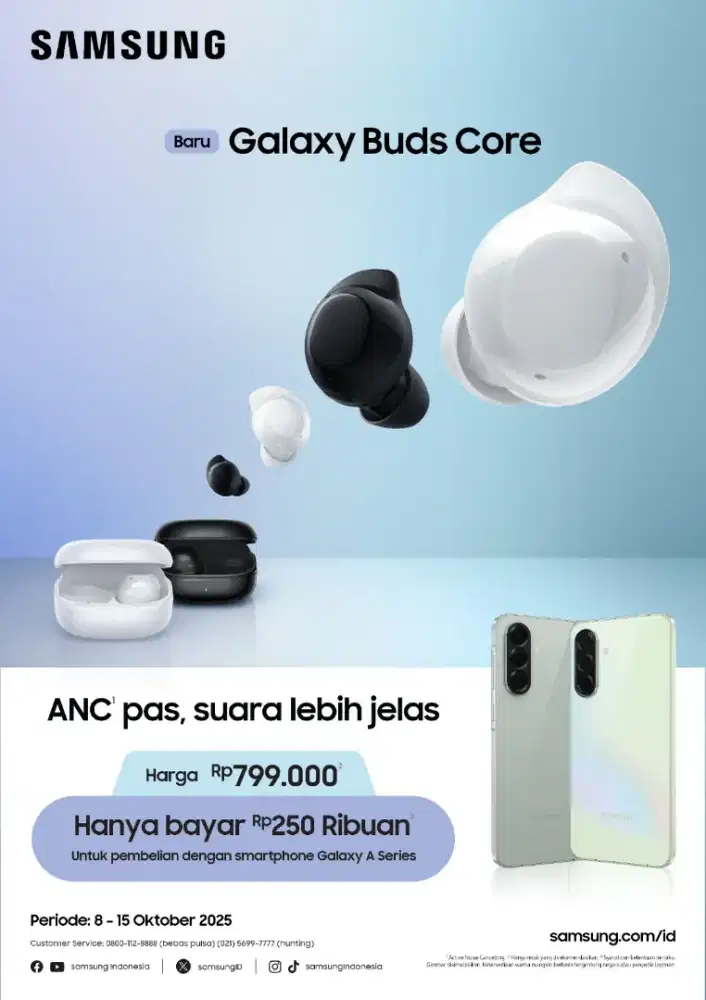 A56 series bisa tebus murah buds core
