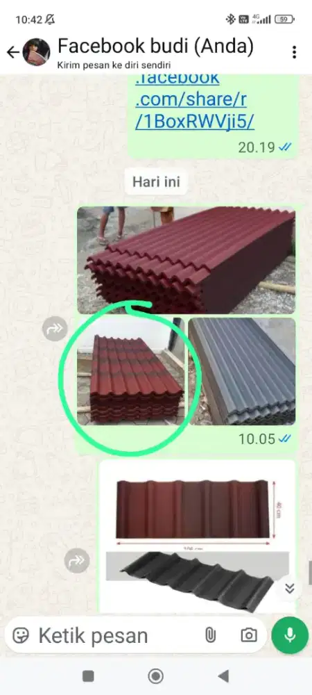 menjual atap onduline
