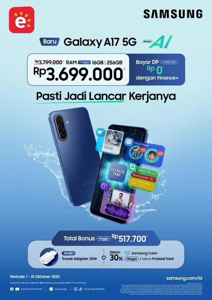 Potongan harga dgn ram besar kualitas bagus produk baru dari samsung