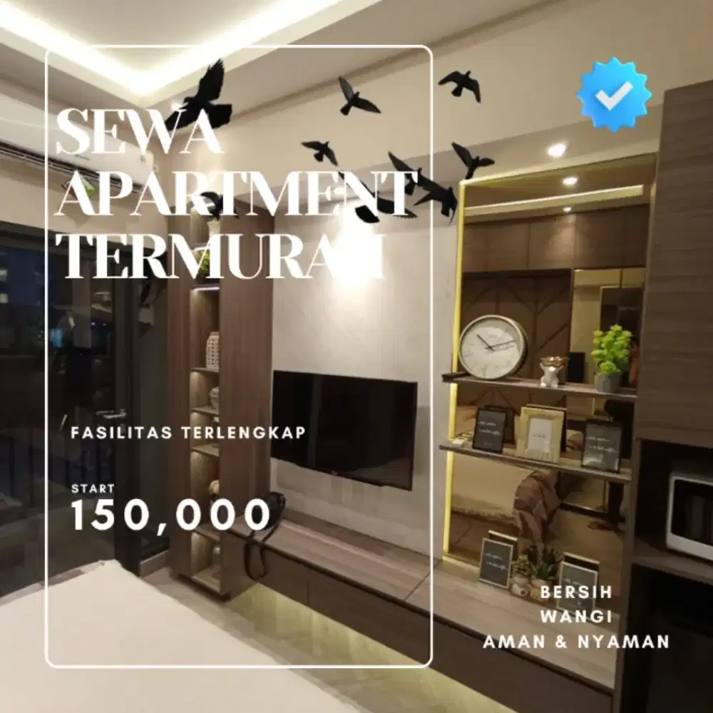SEWA APARTEMEN JAKARTA PUSAT GREEN PRAMUKA HARIAN/TRANSIT TERMURAH