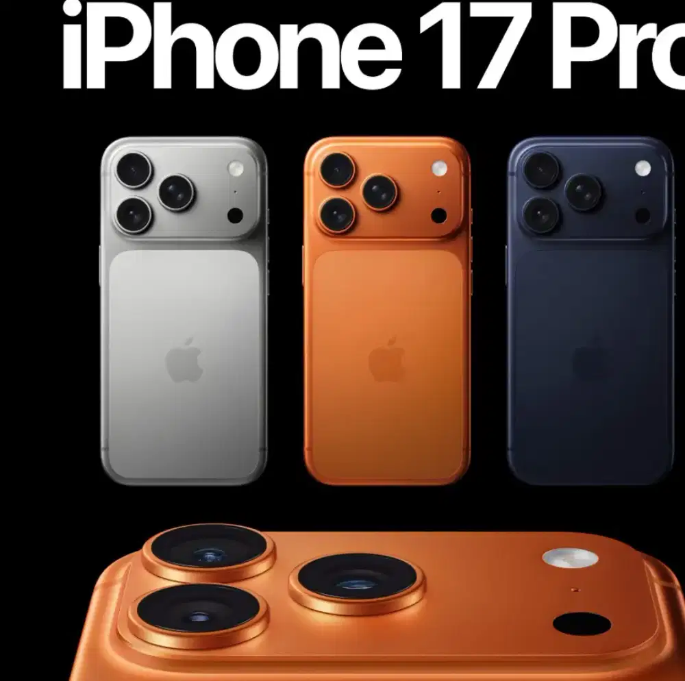 PROMO KREDIT PRE-ORDER IPHONE 17 PRO,  TANPA DP! BUNGA 0%