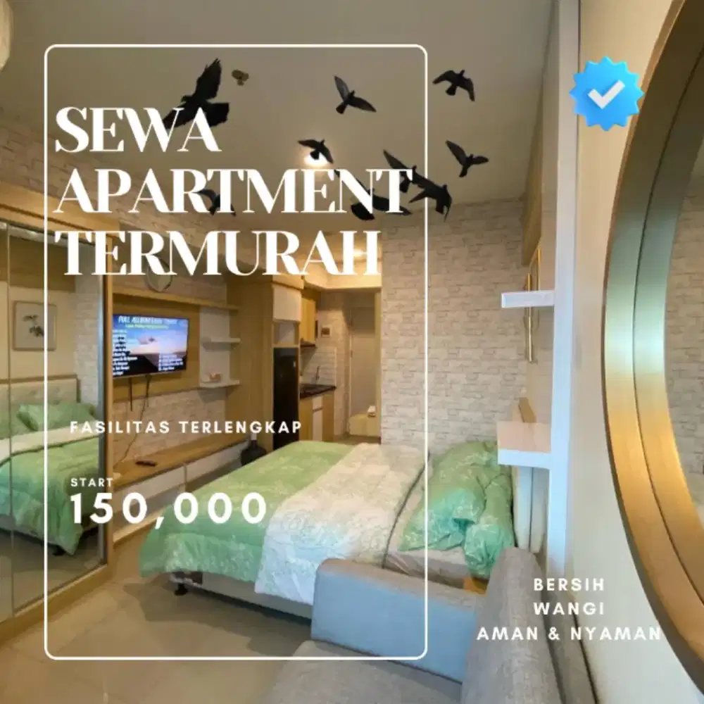 DISEWAKAN APARTEMEN GREEN PRAMUKA JAKARTA PUSAT HARIAN/TRANSIT MURAH