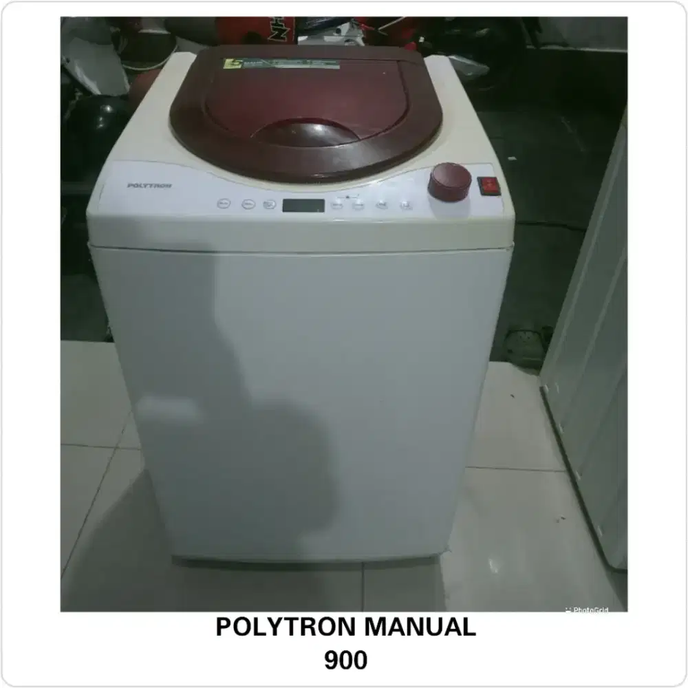 Mesin cuci 1 tabung Manual Polytron