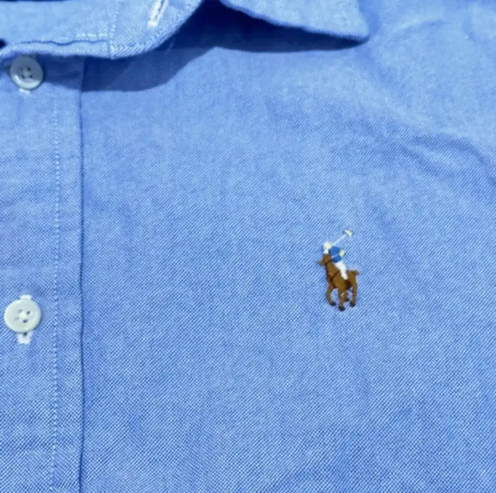Kemeja Ralph Lauren blue sky oxford