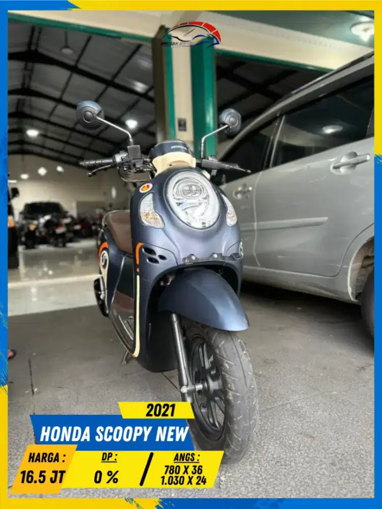 HONDA SCOOPY NEW 2021 BEKAS RASA BARU BOSSKU HIKMAH MOTOR KEPUH MALANG