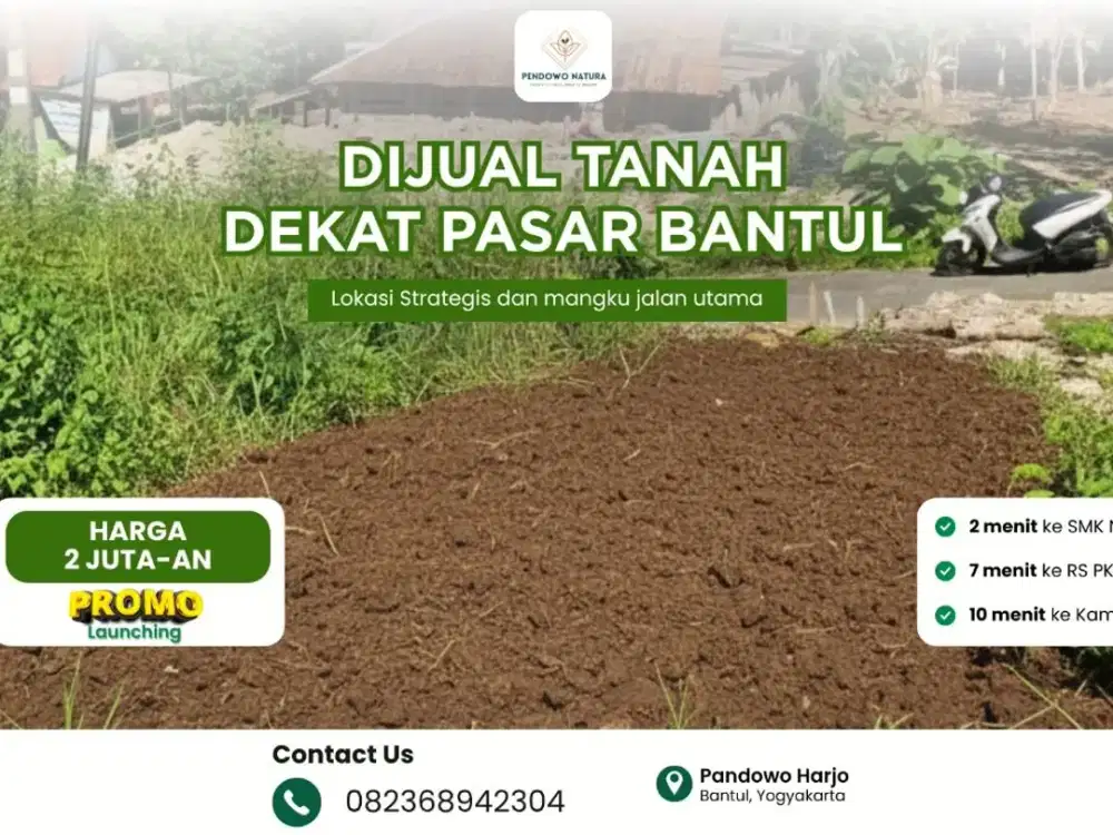 Dijual kavlingan murah di bantul