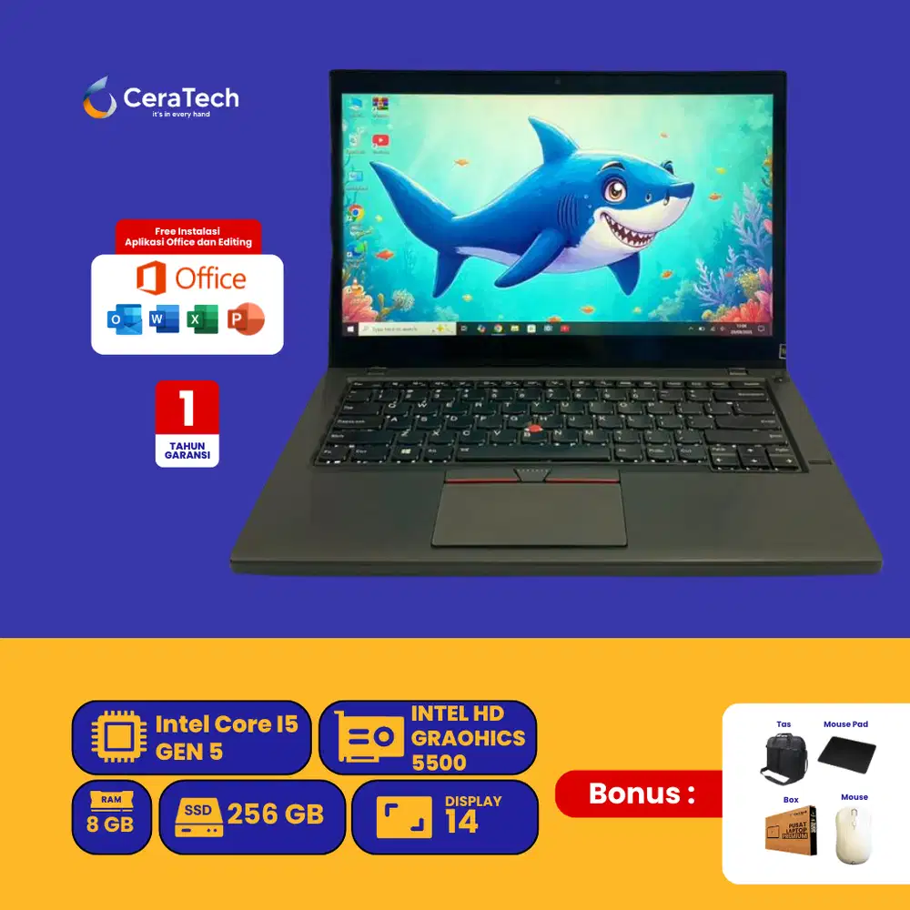 Lenovo Thinkpad T450 i5 5th Gen Touchscreen 14