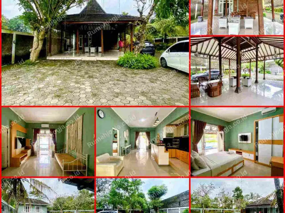 rumah sangat strategis tanah luas dengan kolam renang jln Kaliurang KM 11
