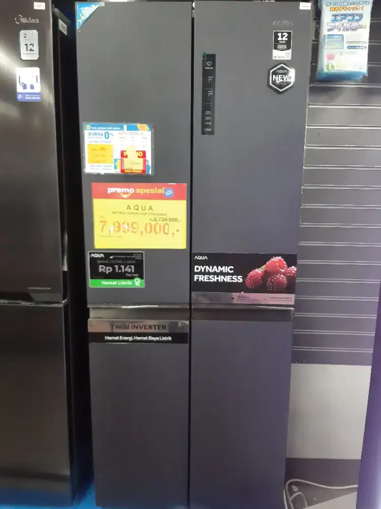 Aqua Ref Multidoor AQR CTD506RGC Bisa Cicilan Tanpa Kartu Kredit