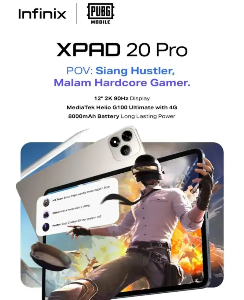 Tab Infinix Xpad 20 Pro Barang Baru