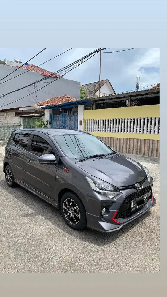 Toyota Agya 1.2 G TRD AT 2021 Abu Metalik