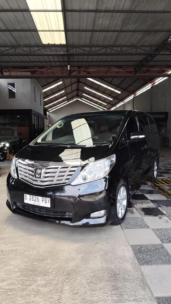 ALPHARD G CBU 2010 hitam
