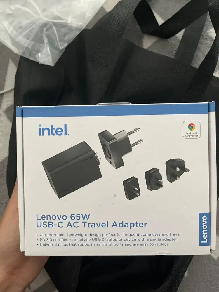 Lenovo 65 Watt USB-C AC Travel Adapter