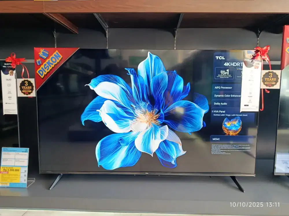 TV TCL 55P6K 55 inch googel TV cicilan tanpa DP bunga0%