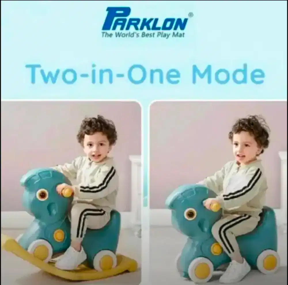 Parklon Rocking Horse 2 in 1 / Mainan Kuda Ayunan