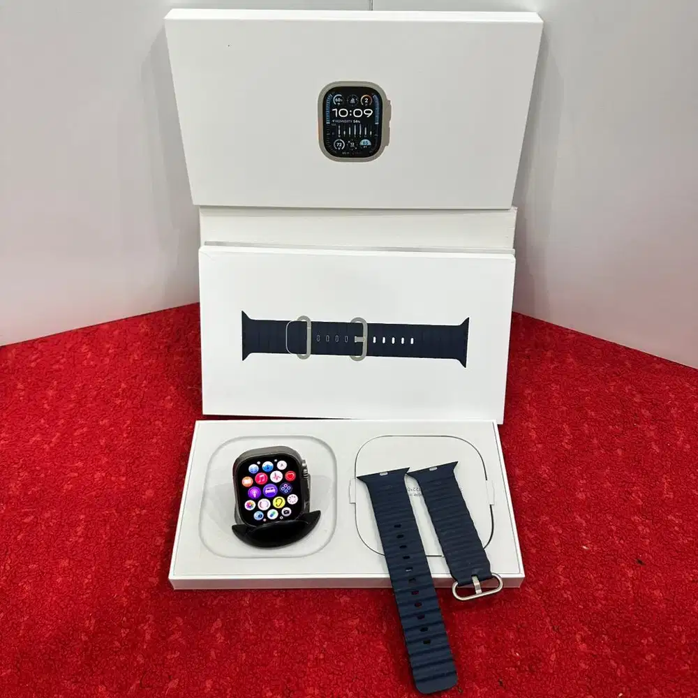 Apple Watch Ultra 2 49mm Titanium Blue Ocean Band