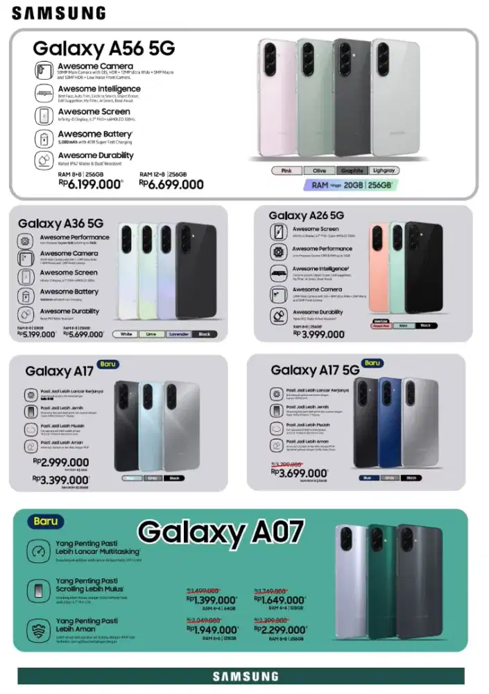 Samsung series A