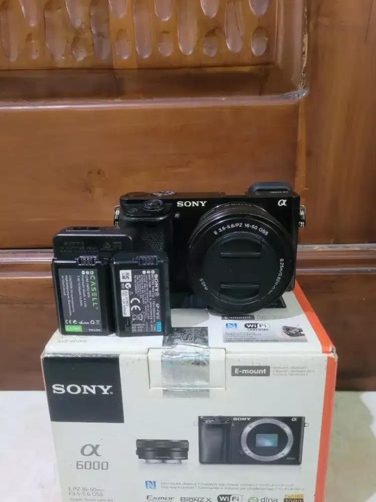 SONY a6000 kit FULLSET Sc RENDAH!! MURAH!! NEGO!!