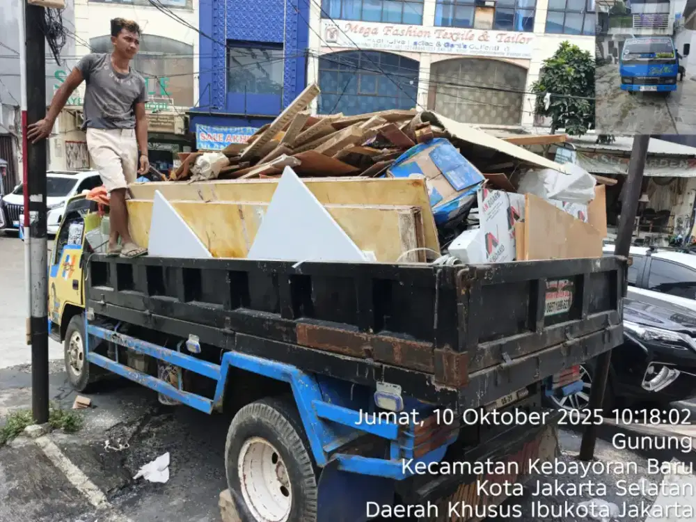 Jasa buang puing dan pengurugan