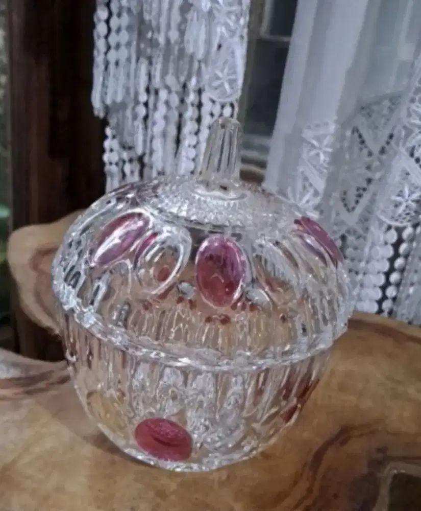 Jual harga miring satu set 3 Toples kristal Soga Jepang kualitas tnggi